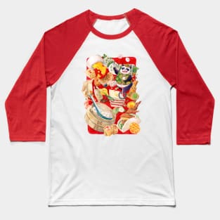 Panda Dim Sum Circus Baseball T-Shirt